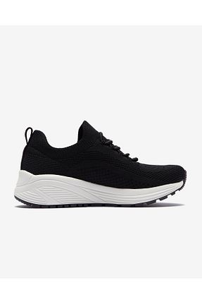کفش اسنیکر مشکی زنانه بند دار Skechers - کد 97192297