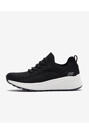 کفش اسنیکر مشکی زنانه بند دار Skechers - کد 97192297