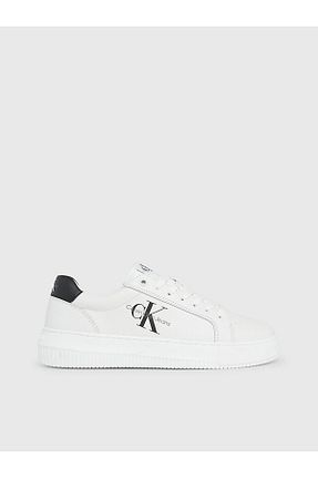 کفش اسنیکر سفید زنانه بند دار Calvin Klein - کد 760892189