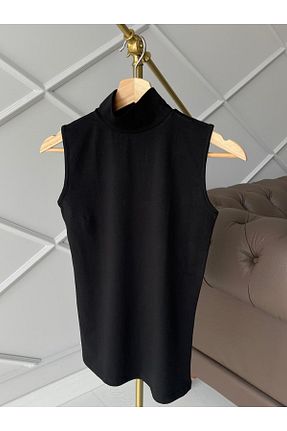تیشرت مشکی زنانه رگولار Genel Markalar - کد 765096886