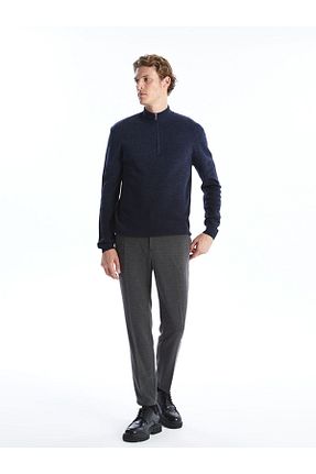 شلوار طوسی مردانه بافتنی LC Waikiki - کد 858182181