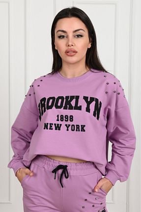 ست گرمکن بنفش زنانه پنبه ای Koza Butik - کد 856485262