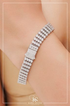 دستبند نقره بژ زنانه 925 عیار Kaira - کد 858138356