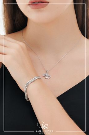 گردنبند نقره بژ زنانه 925 عیار Kaira - کد 858138080