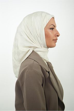 روسری قهوه ای پلی استر LOSYANA - کد 857810138