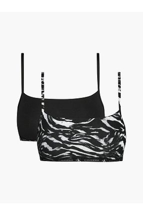 سوتین ورزشی مشکی زنانه پنبه ای Calvin Klein - کد 813319714