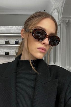عینک آفتابی مشکی زنانه UV400 REN EYEWEAR - کد 823280477