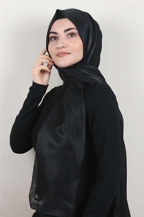 شال مشکی زنانه پلی استر PİRAMİT - کد 305367710
