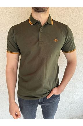 پولوشرت خاکی مردانه پنبه ای Mesh - کد 825686046