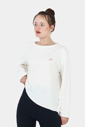 تیشرت سفید زنانه اورسایز qanpaq - کد 857947584