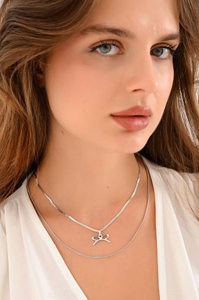 گردنبند جواهر زنانه استیل ضد زنگ Eylülün Takısı - کد 857960876