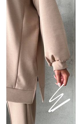 ست بالاتنه و پائین تنه قهوه ای زنانه بافتنی Meryemce Butik - کد 857970665