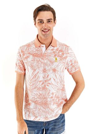 تیشرت صورتی مردانه یقه پولو U.S. Polo Assn. - کد 824537075