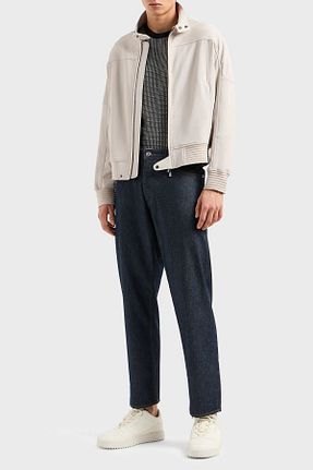 شلوار جین سرمه ای مردانه پاچه ساده Emporio Armani - کد 816740555