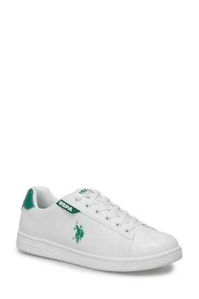 کفش اسنیکر سفید مردانه بند دار U.S. Polo Assn. - کد 823874524