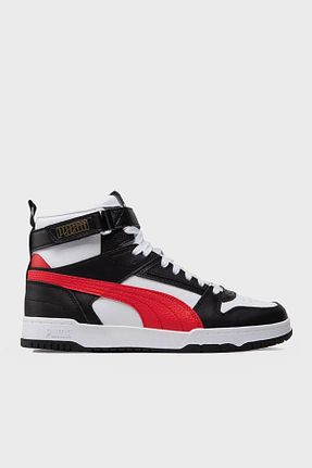 کفش بسکتبال سفید زنانه چرم اصل Puma - کد 822347381