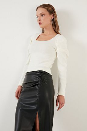 پلیور نباتی زنانه ساده Lela - کد 456555869
