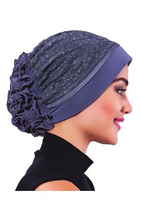 کلاه شنای حجاب طوسی زنانه fidan bone - کد 50881467