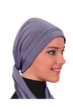 کلاه شنای حجاب طوسی زنانه fidan bone - کد 68466865