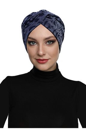کلاه شنای حجاب سرمه ای زنانه fidan bone - کد 184444085