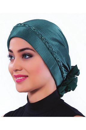 کلاه شنای حجاب سبز زنانه fidan bone - کد 43174972