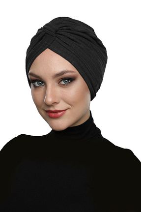 کلاه شنای حجاب مشکی زنانه fidan bone - کد 793924381
