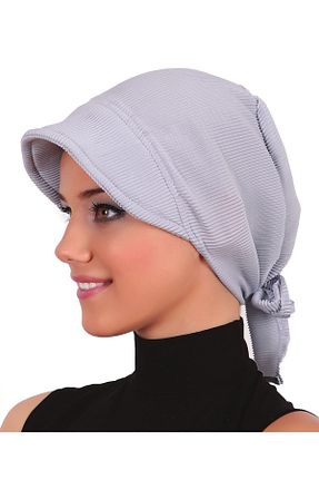 کلاه شنای حجاب سرمه ای زنانه fidan bone - کد 46023264