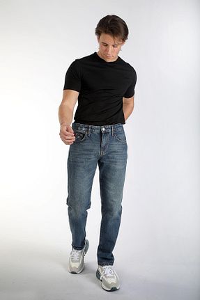 شلوار جین صورتی مردانه پاچه ساده Lee Cooper - کد 817671342