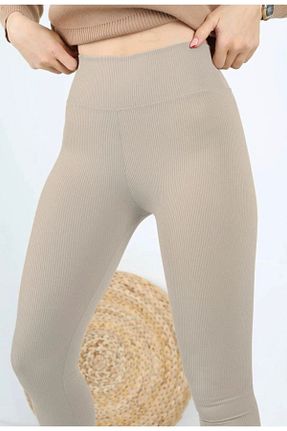 ساق شلواری بژ زنانه بافت YgTT - کد 379269434