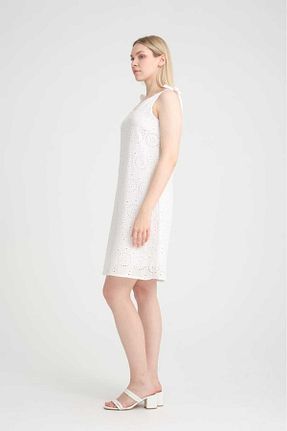 لباس سفید زنانه بافتنی CNG MODA - کد 833256788