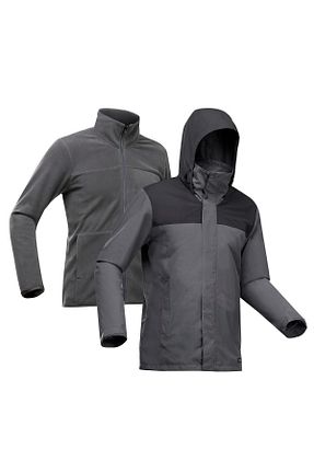کاپشن اسپرت طوسی مردانه رگولار Decathlon - کد 428555971