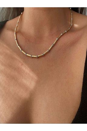 گردنبند جواهر طلائی زنانه برنجی şira sirius - کد 849672414