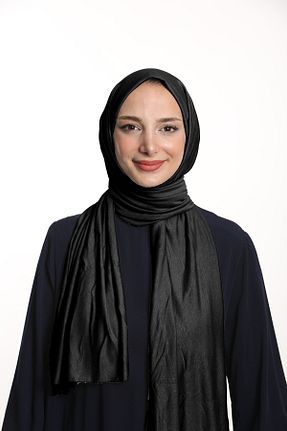 شال مشکی زنانه ویسکون Tesettür World - کد 857589094