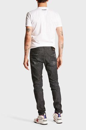 شلوار جین مشکی مردانه پاچه تنگ DSquared2 - کد 849816524