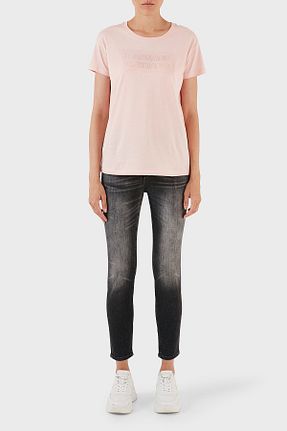 شلوار جین مشکی زنانه پاچه تنگ Armani Exchange - کد 753010332