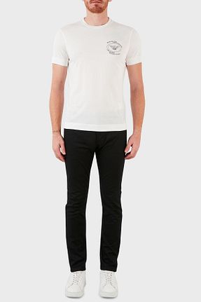شلوار جین مشکی مردانه پاچه تنگ Emporio Armani - کد 167330384