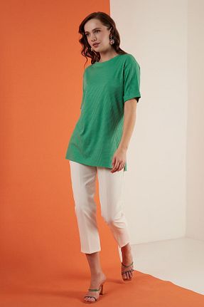 بلوز سبز زنانه ساده Lela - کد 465541894