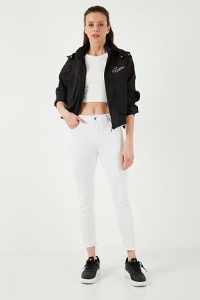 شلوار جین سفید زنانه پاچه تنگ Fashion Friends - کد 836166467