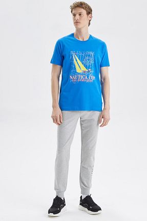 تیشرت آبی مردانه رگولار Nautica - کد 857627780