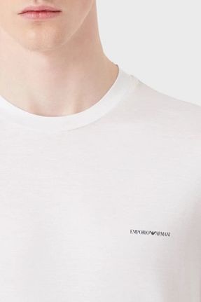 تیشرت سفید مردانه رگولار Emporio Armani - کد 335484748
