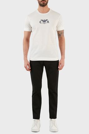 شلوار جین مشکی مردانه پاچه تنگ Emporio Armani - کد 258988698