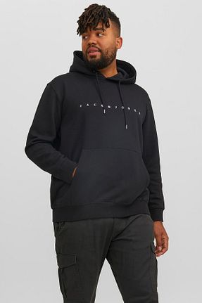 سوئیشرت مشکی مردانه چاپ دیجیتال Jack & Jones - کد 757181016