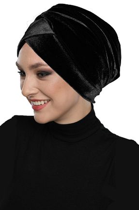 کلاه شنای حجاب مشکی زنانه fidan bone - کد 50847871