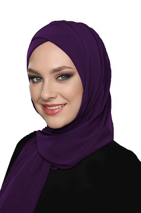کلاه شنای حجاب بنفش زنانه fidan bone - کد 51150012