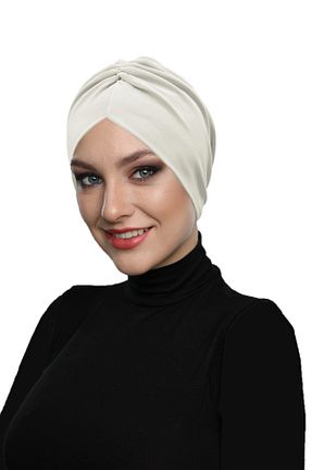 کلاه شنای حجاب بژ زنانه Fidan - کد 149867768