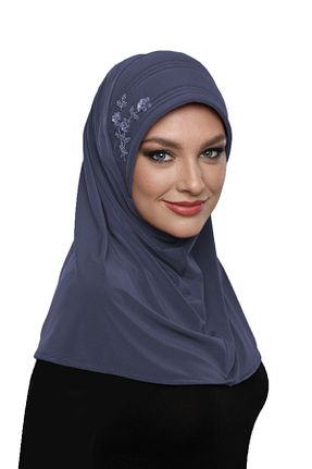 کلاه شنای حجاب طوسی زنانه fidan bone - کد 84738707