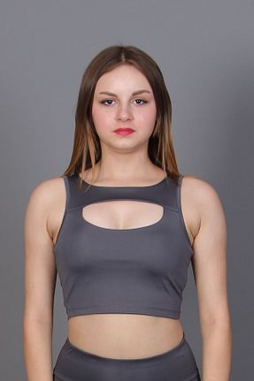 بلوز طوسی زنانه ساده twingold - کد 858142923