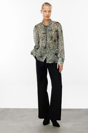 پیراهن سبز زنانه رگولار ON - کد 858149312
