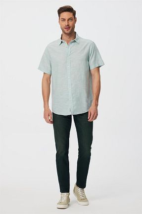 پیراهن سبز مردانه رگولار Lee Cooper - کد 735860265