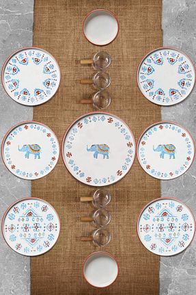 سرویس قهوه خوری سفید 6 نفره Kitchen Life - کد 857896882
